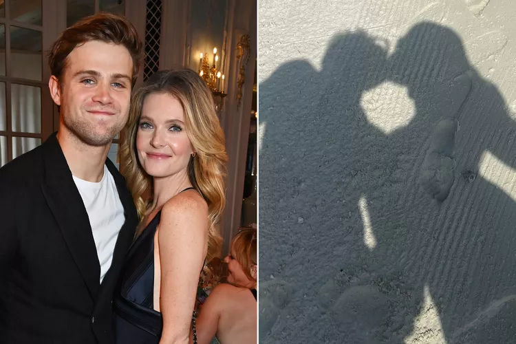 Meghann Fahy Shares Sweet Photo Kissing Boyfriend Leo Woodall on Beach Vacation